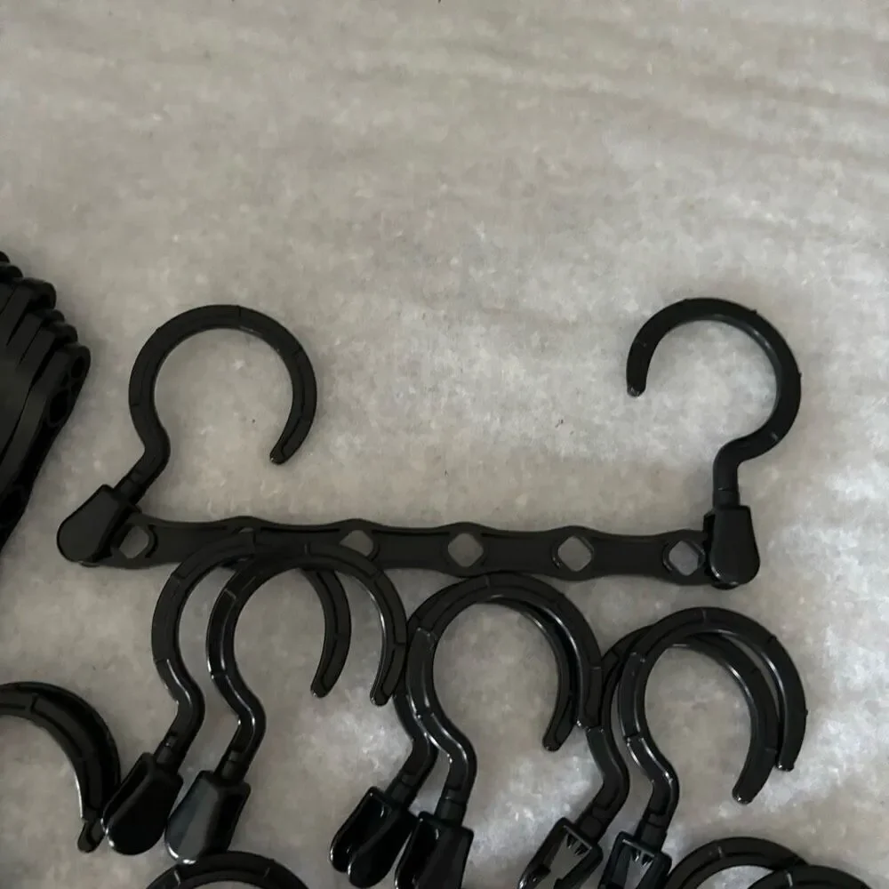 9 Six Hole Space Saver 9 1/2” Plastic Hangers